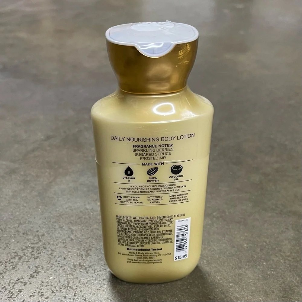 Bath & Body Works Golden Berry Mistletoe Body Lotion